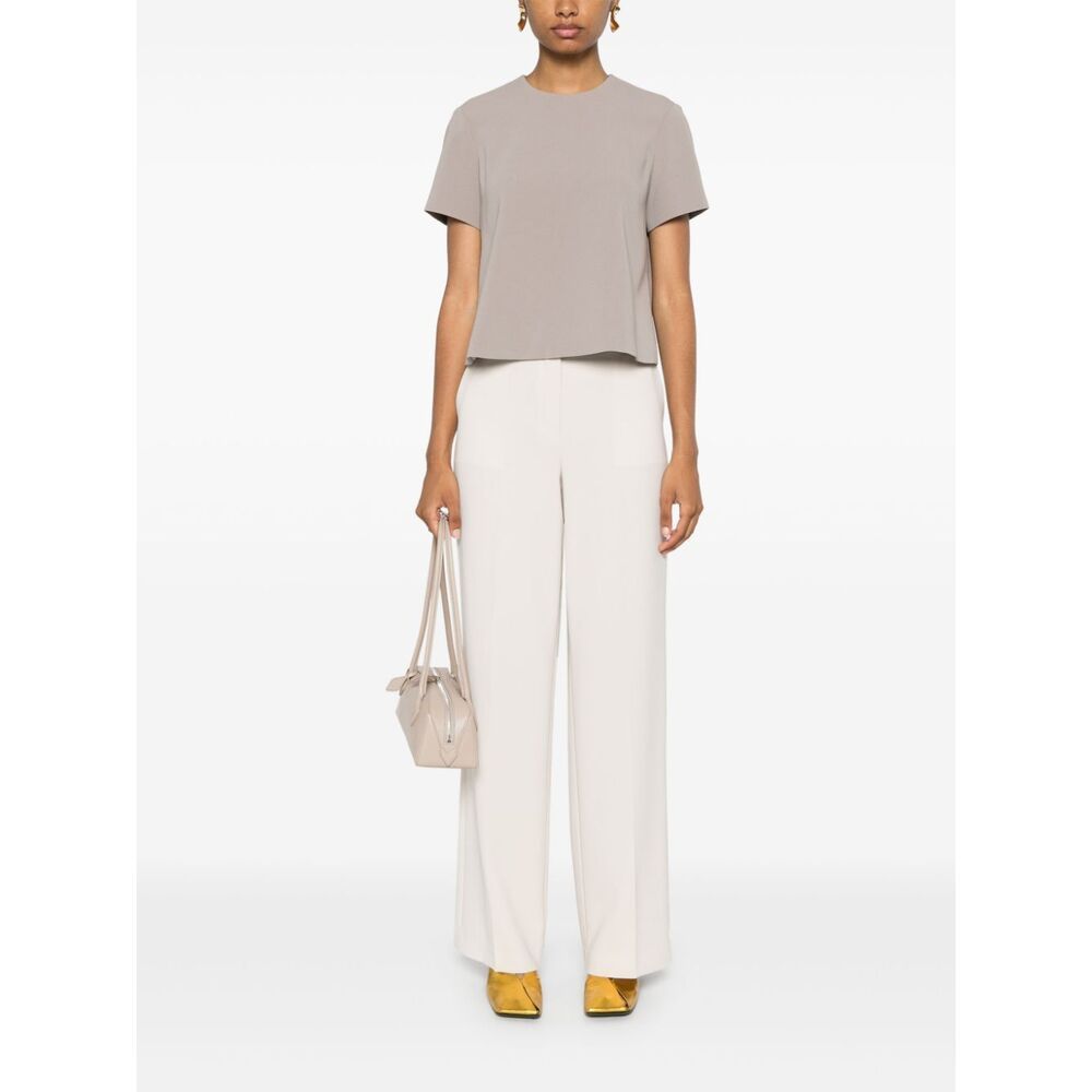 Theory Belt Loop Casual Pants In White