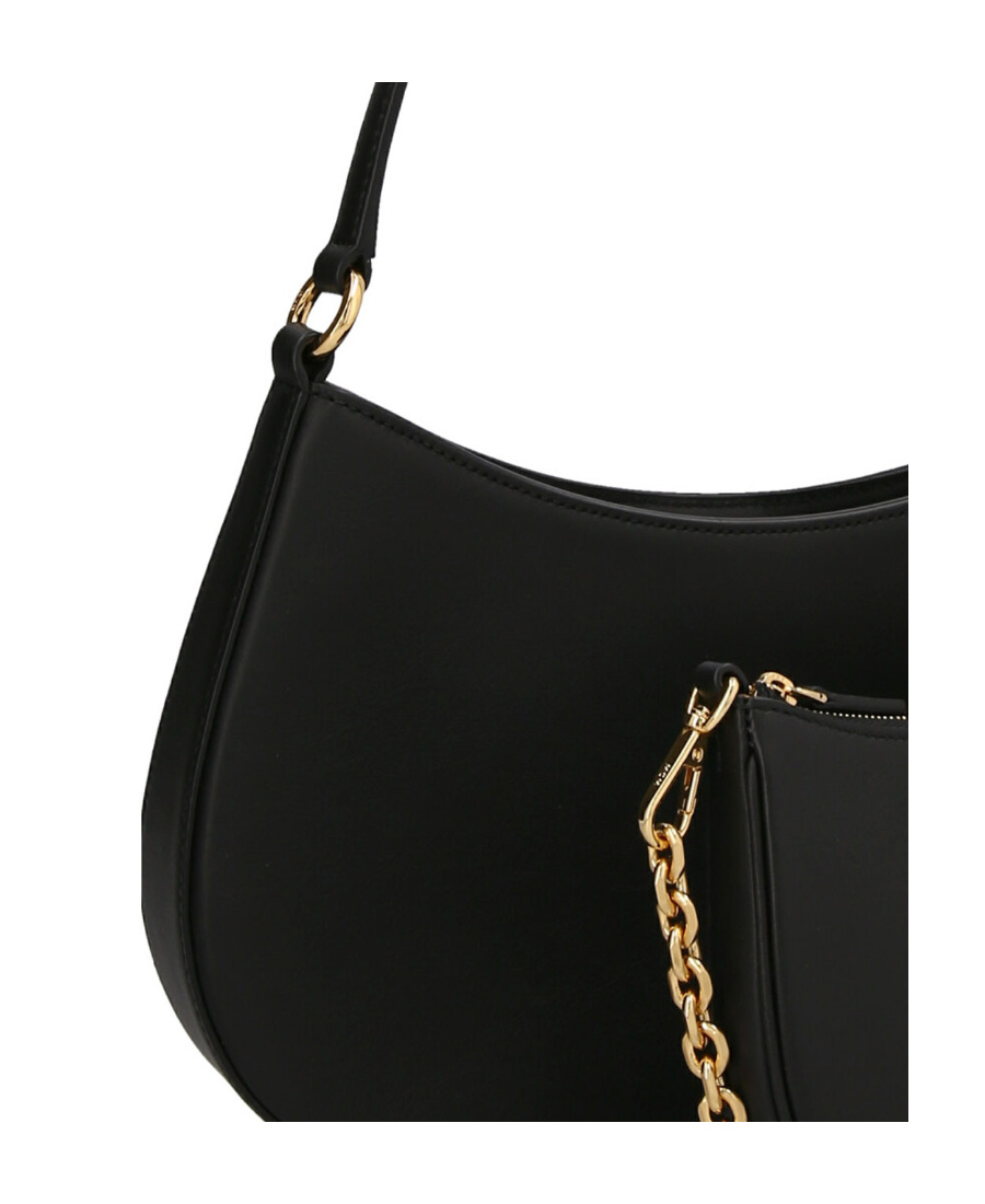 Mcm Mode Travia Shoulder Bag In Spanish Nappa Leather In Black