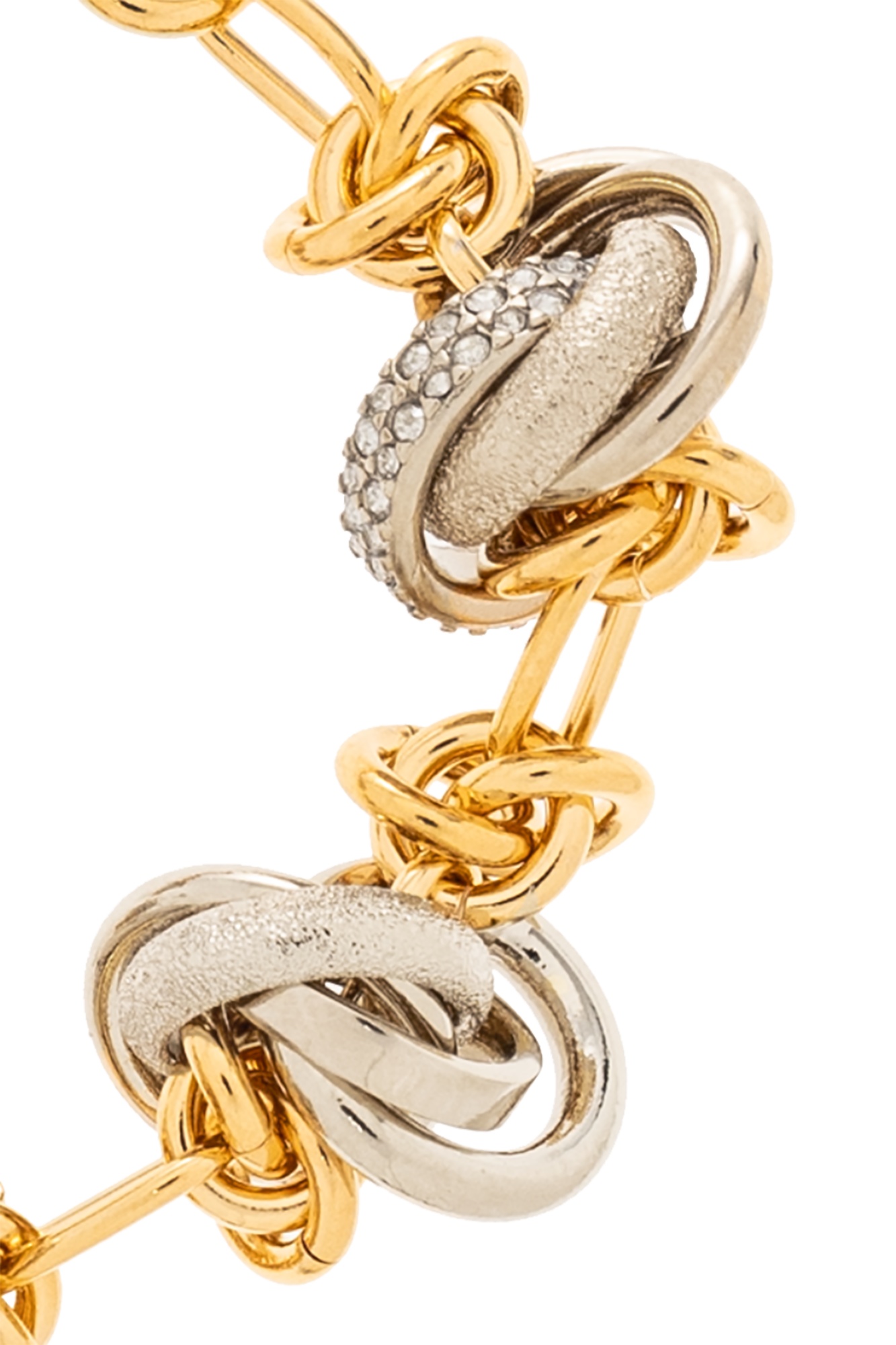 Lanvin Partition By Chain Bracelet In Yellow