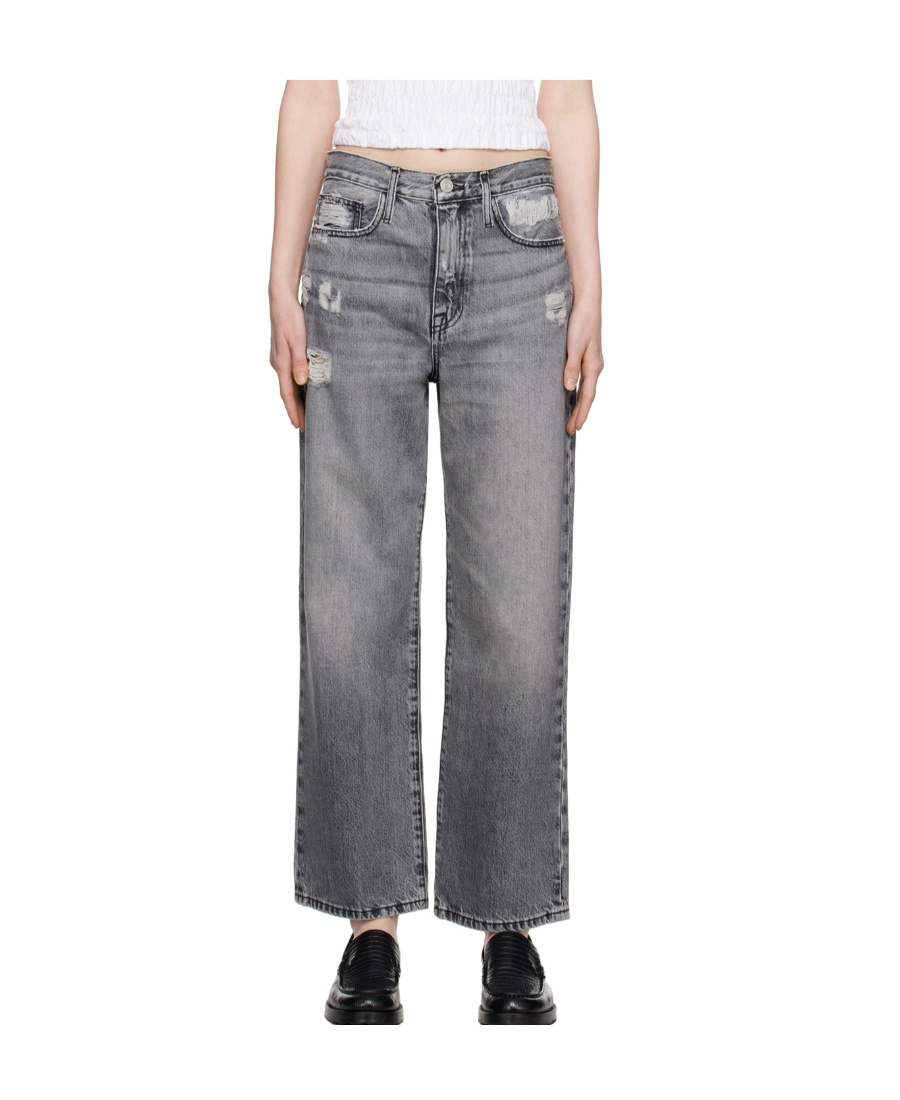 FRAME LE JANE CROP HIGH WAIST JEANS
