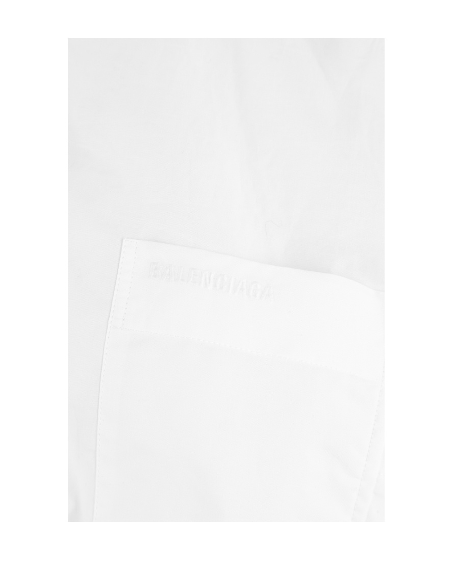 Balenciaga Asymmetric Long-sleeved In White