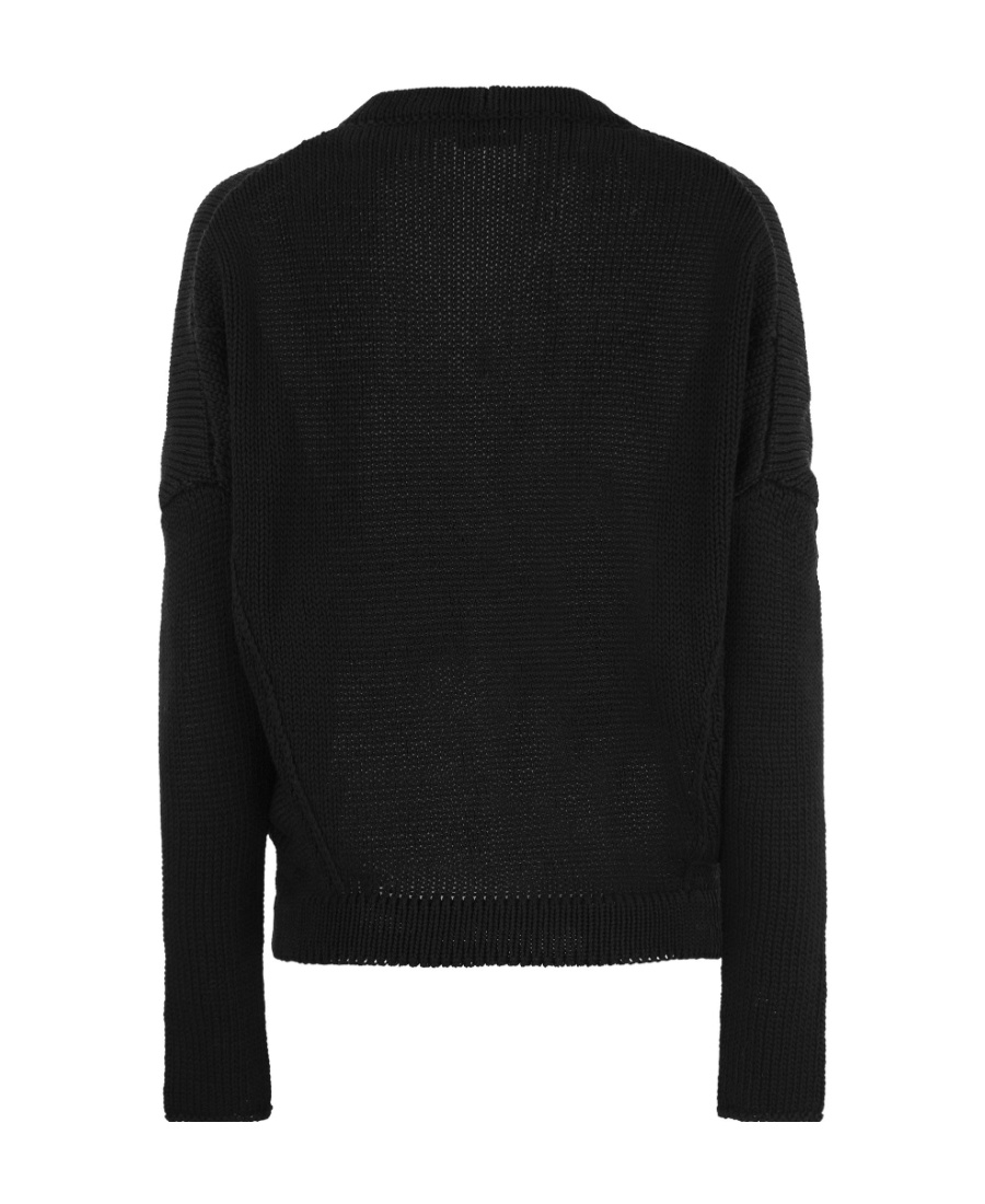 Marni Logo-embroidered Cotton Cardigan In Black