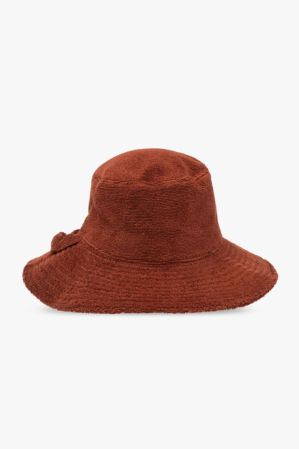 Jacquemus Le Bob Bandho Terry-cloth Bucket Hat In Red