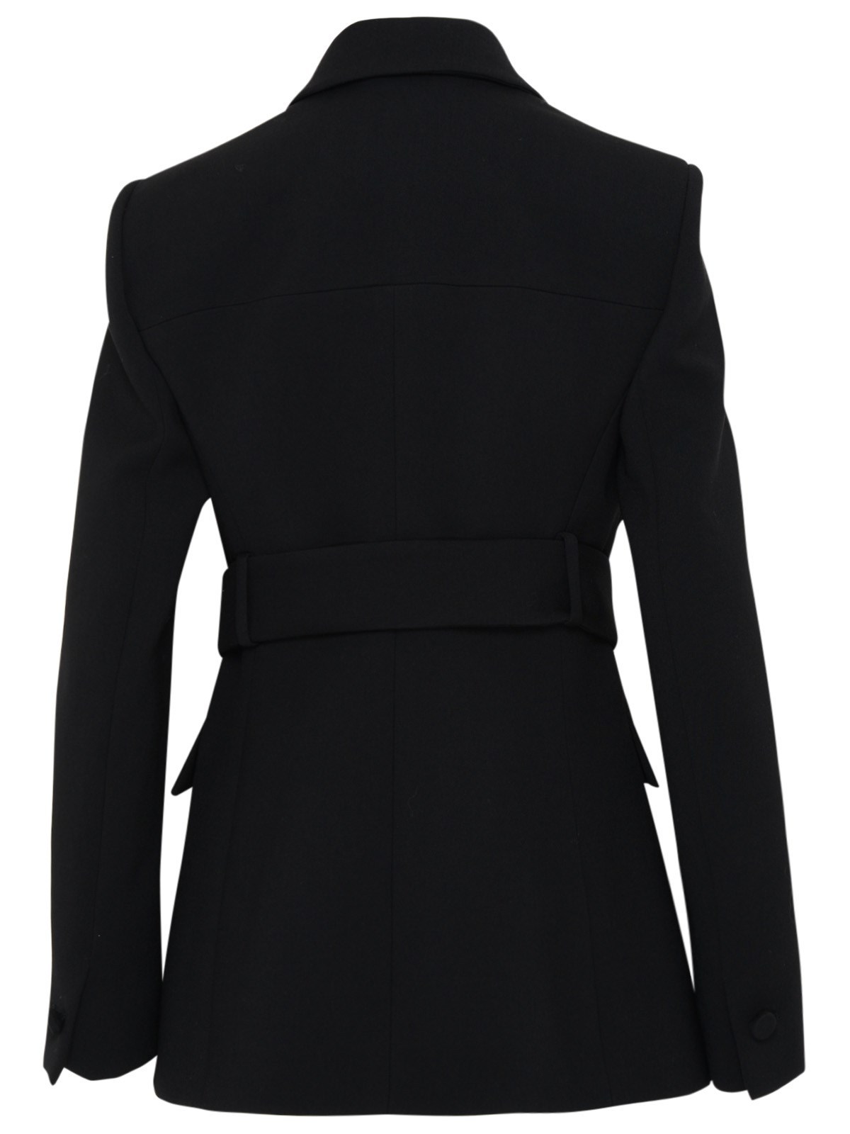 Versace Wool Blazer In Black