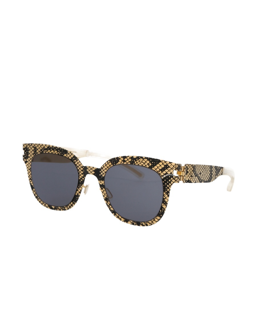 Mykita Square Frame Printed Sunglasses In Gray