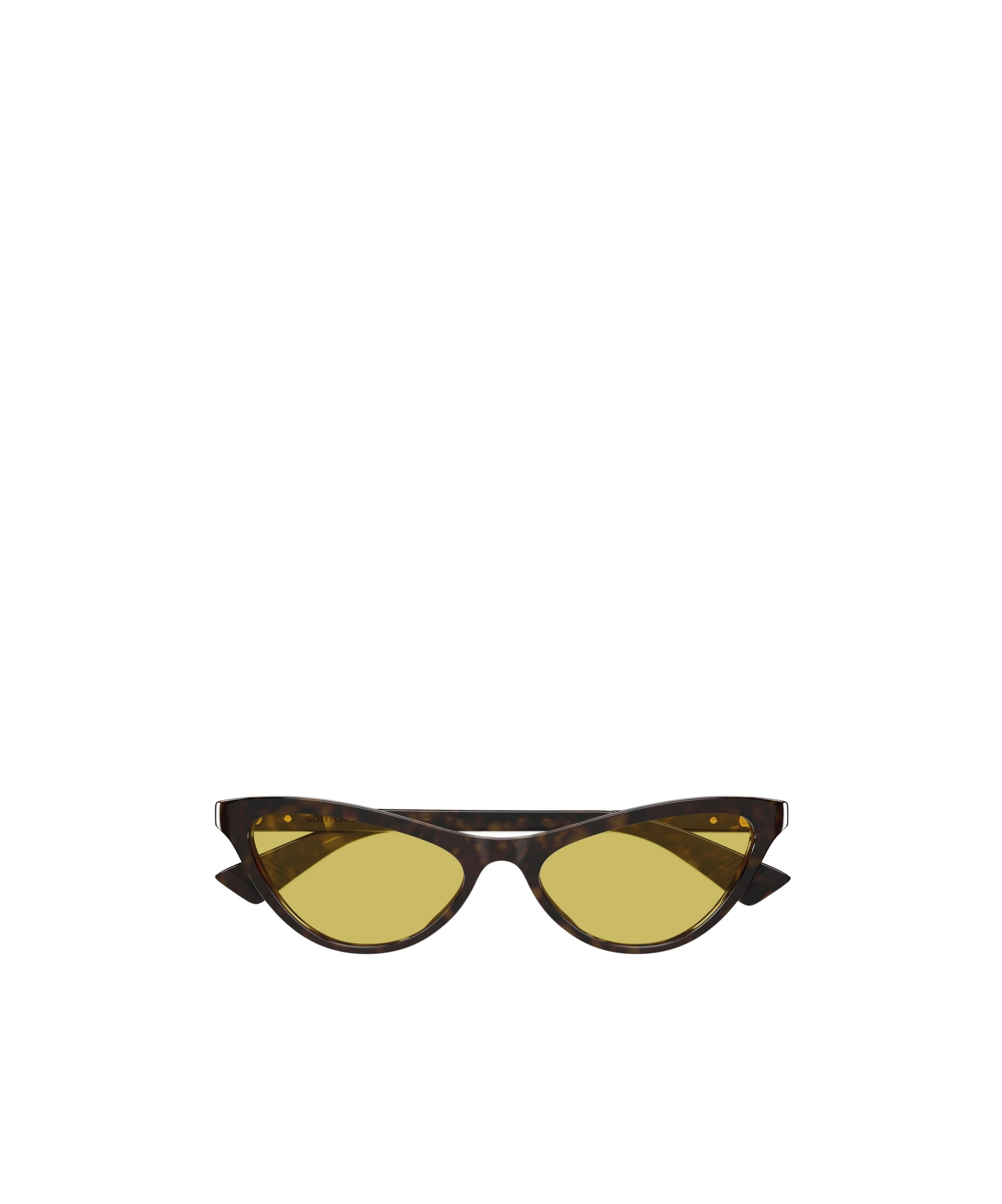 Bottega Veneta Eyewear Classic Cat Eye Sunglasses In Green