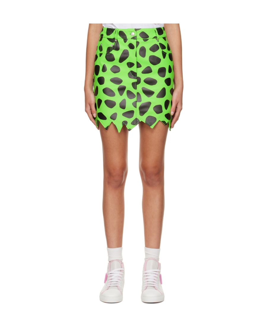 Moschino The Flintstones Joint Miniskirt In Multicolor