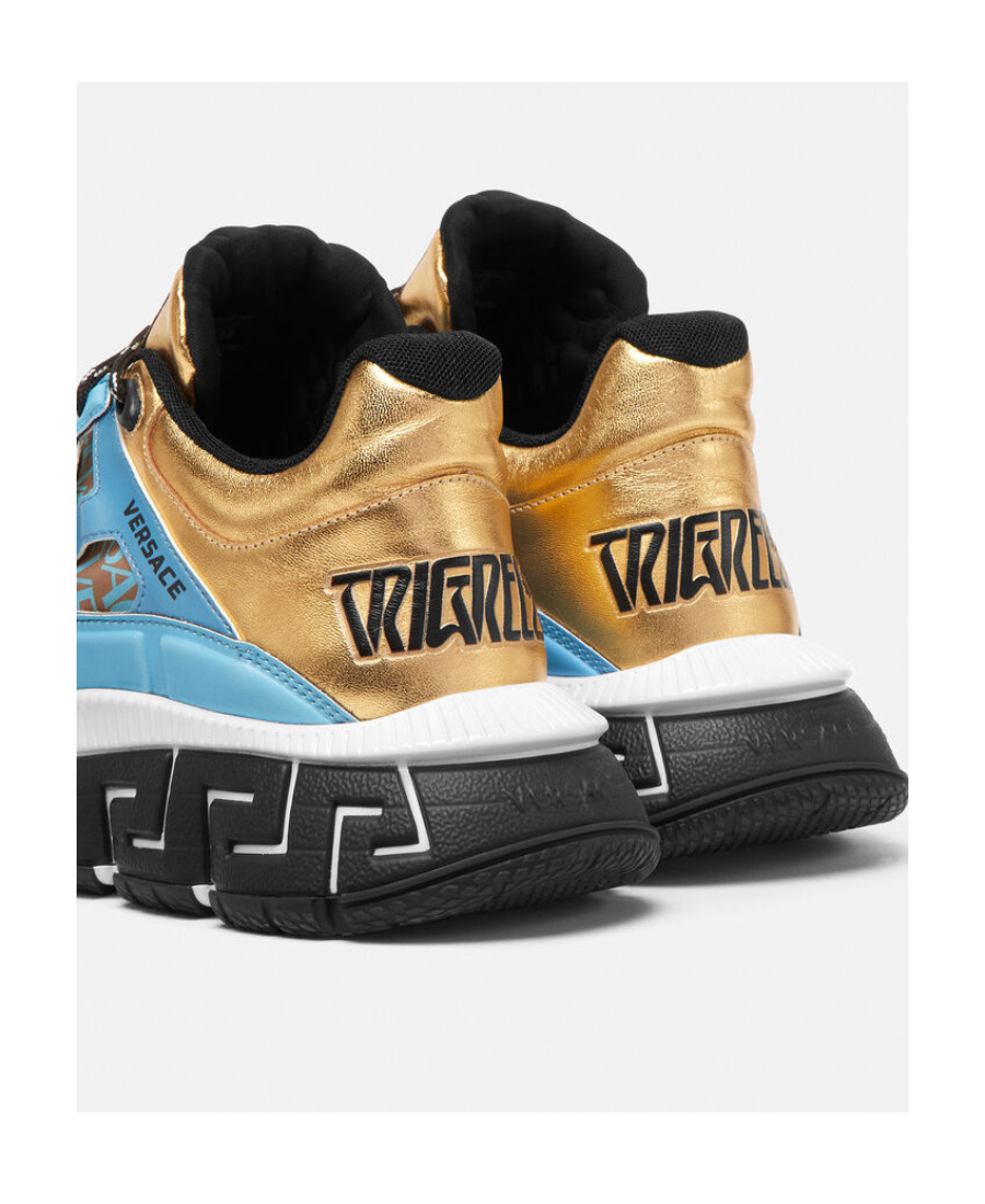 Versace Trigreca Low-top Sneakers In Multicolor