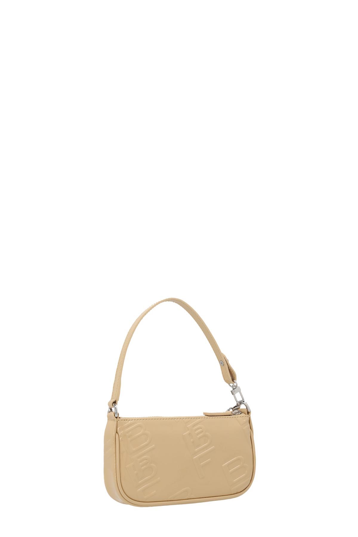 By Far Mini Rachel Shoulder Bag In Nude