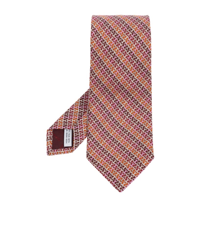 Ferragamo Printed Tie In Multi