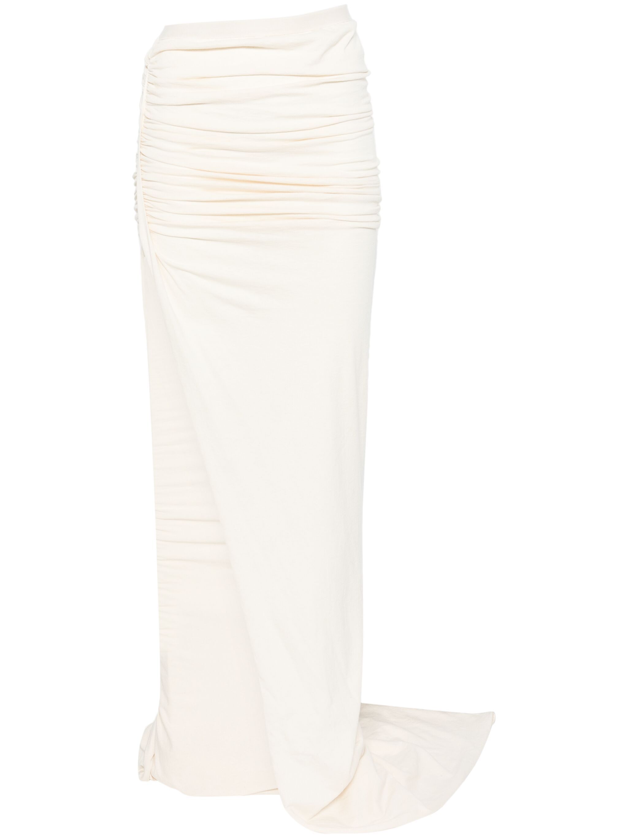 Rick Owens Edfu Maxi Skirt In White
