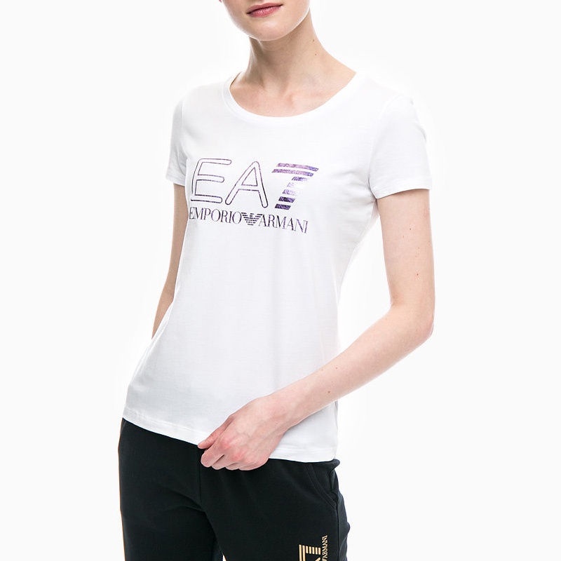 Emporio Armani Short-sleeved T-shirt In White