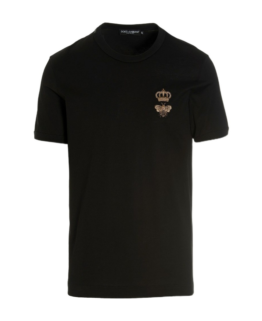 Shop Dolce & Gabbana Motif-detail T-shirt In Black