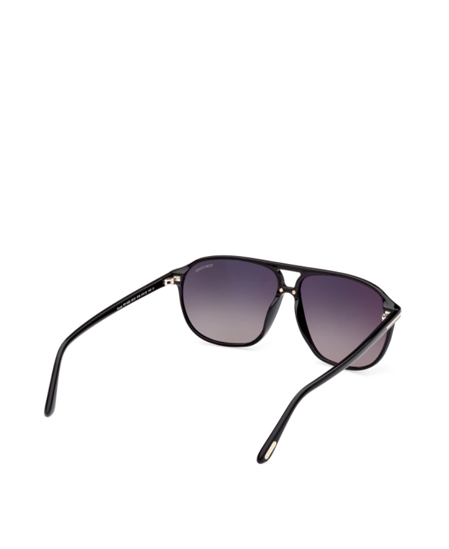 Tom Ford Eyewear Aviator Frame Sunglasses In Black