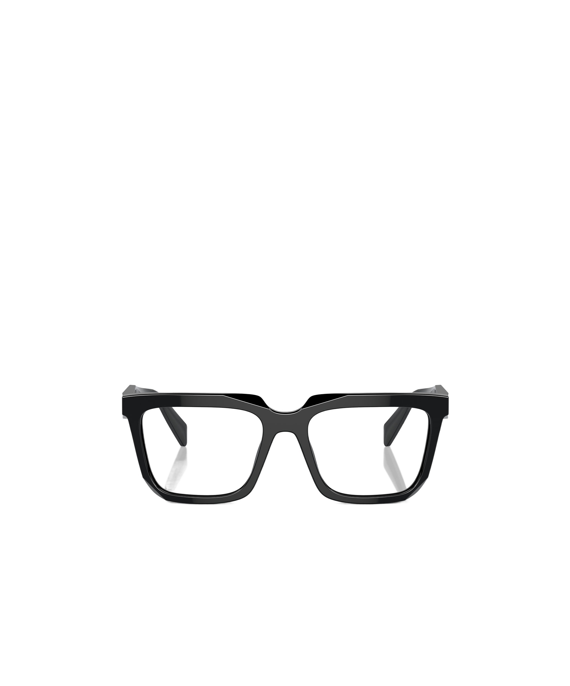 Prada Eyewear Rectangular Frame Glasses In Black