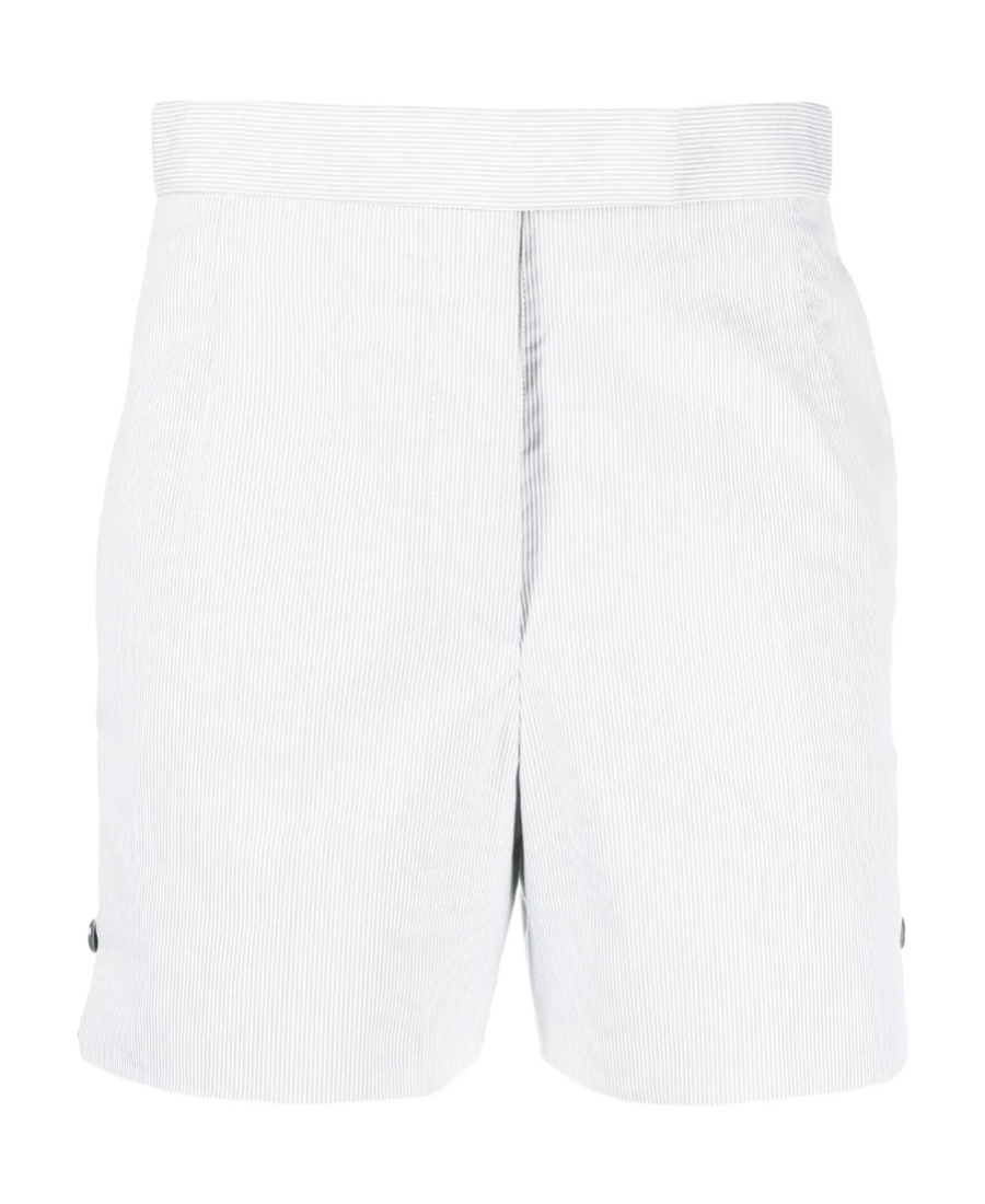 THOM BROWNE THOM BROWNE STRIPED HIGH WAIST SHORTS