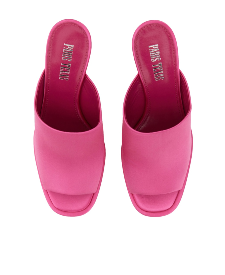 Shop Paris Texas Sasha 135mm Open Toe Mules In Pink