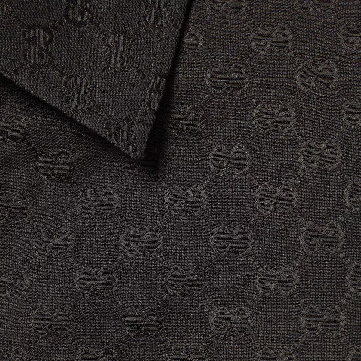 Gucci Gg Double-sided Design Casual Jacket In Black