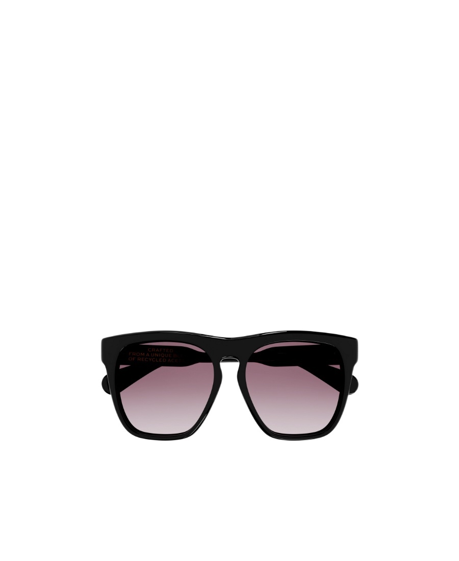 Chloé Logo Sunglasses In Black