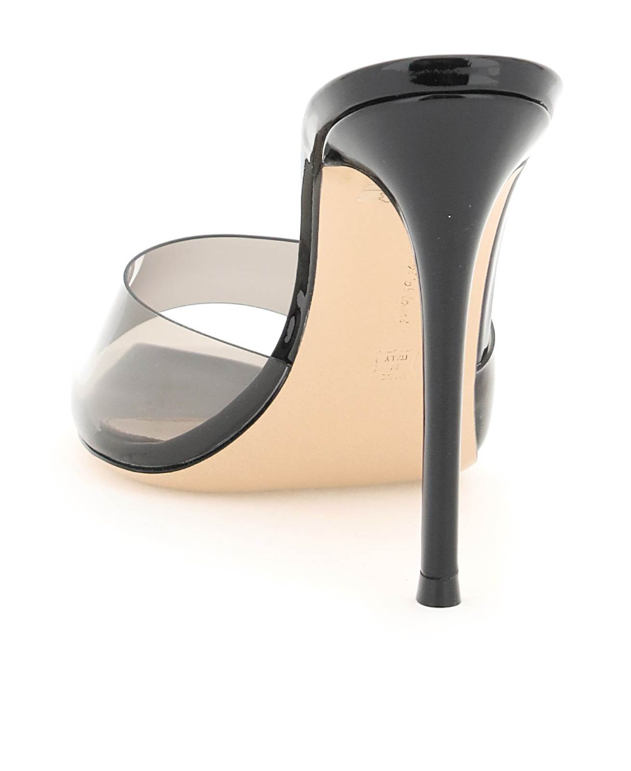 Gianvito Rossi 105mm Elle Pvc Mules In Multicolor