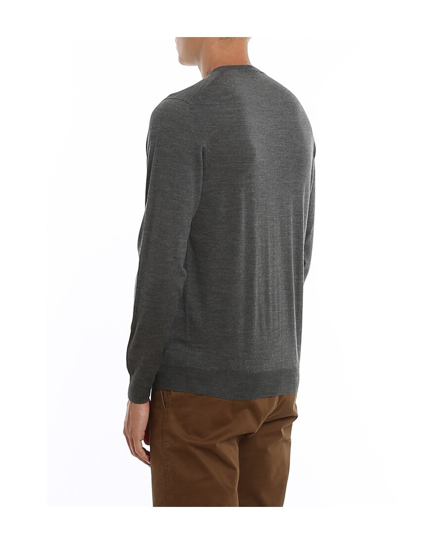 Drumohr Merino Wool Sweater In Black