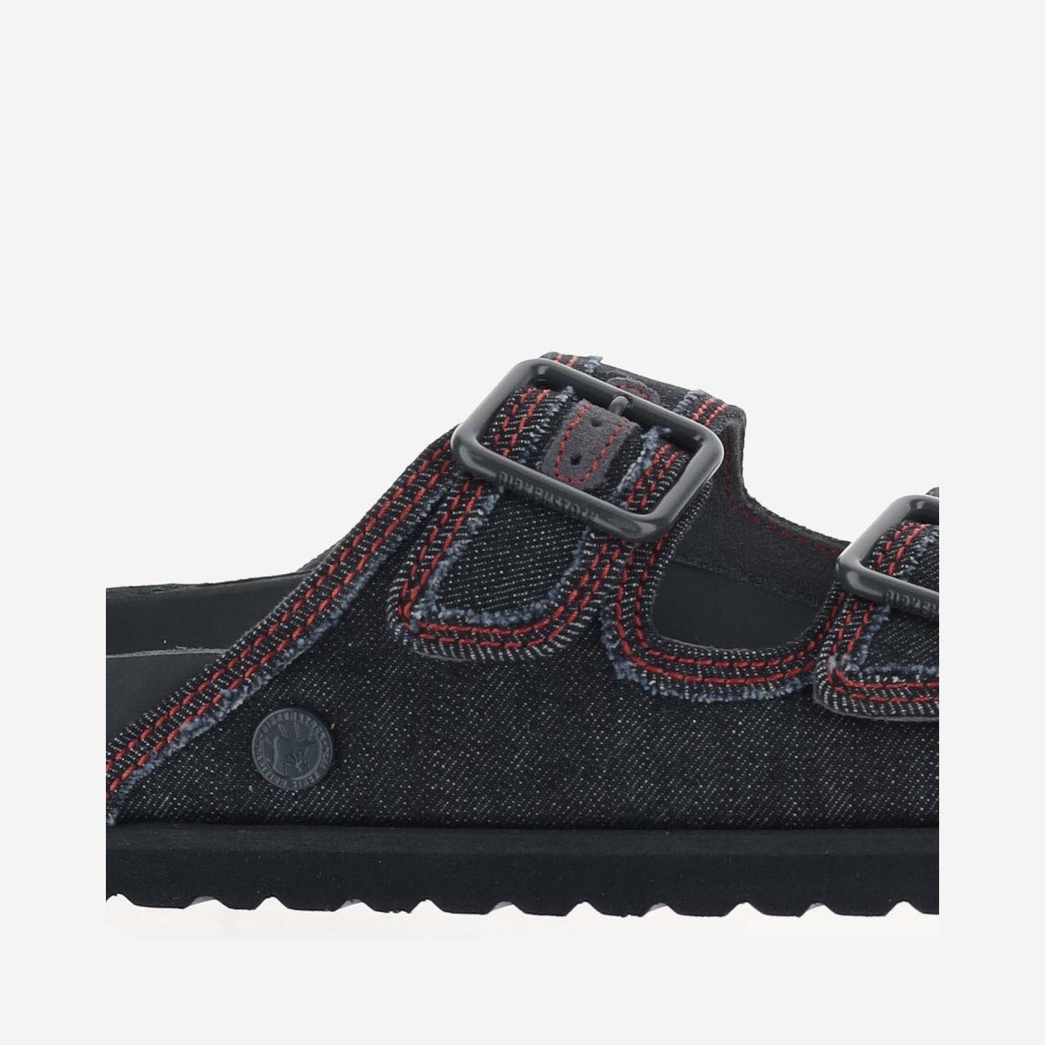 Shop Birkenstock Arizona Slides In Black