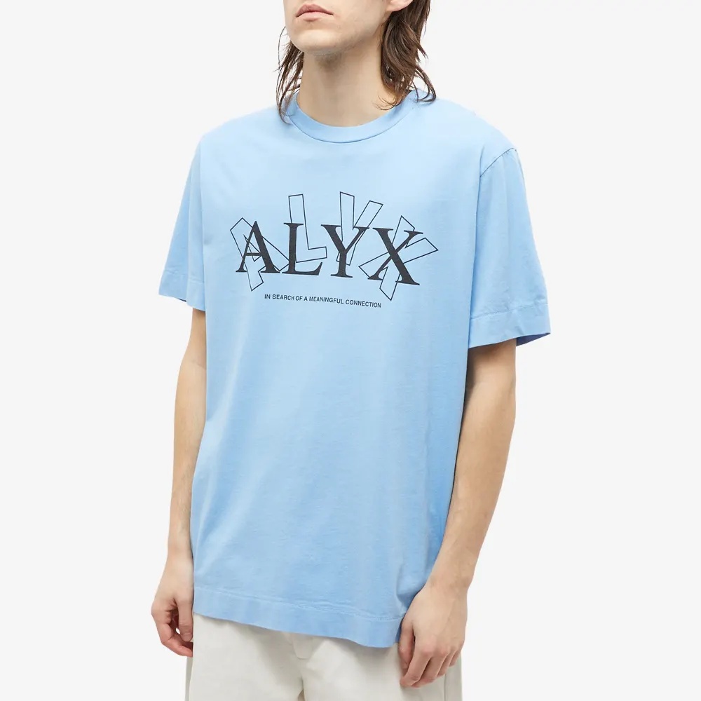 Alyx Logo Short-sleeved T-shirt In Blue