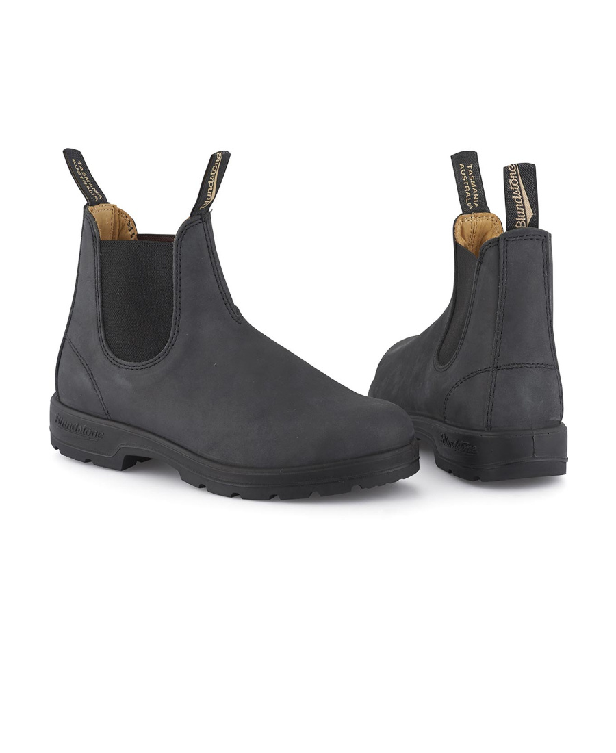 Blundstone 510 Boots Voltan Black Leather In Black