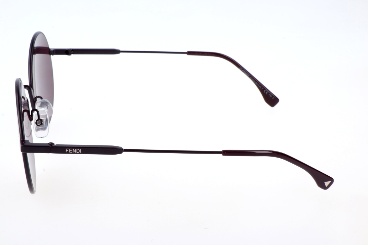 Fendi Eyewear Round Frame Sunglasses In Purple