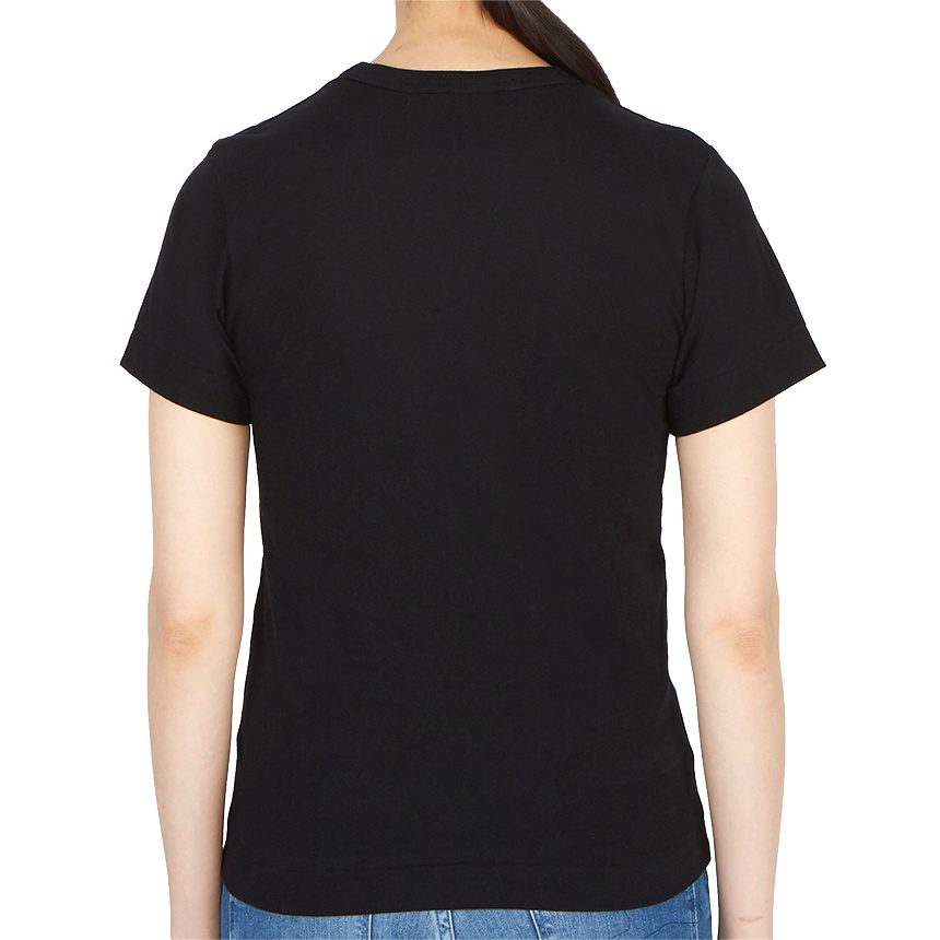 Comme Des Garçons Play Short-sleeved T-shirt In Black