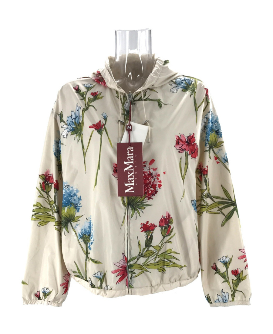 Max Mara Long-sleeved Casual Jacket In Nude