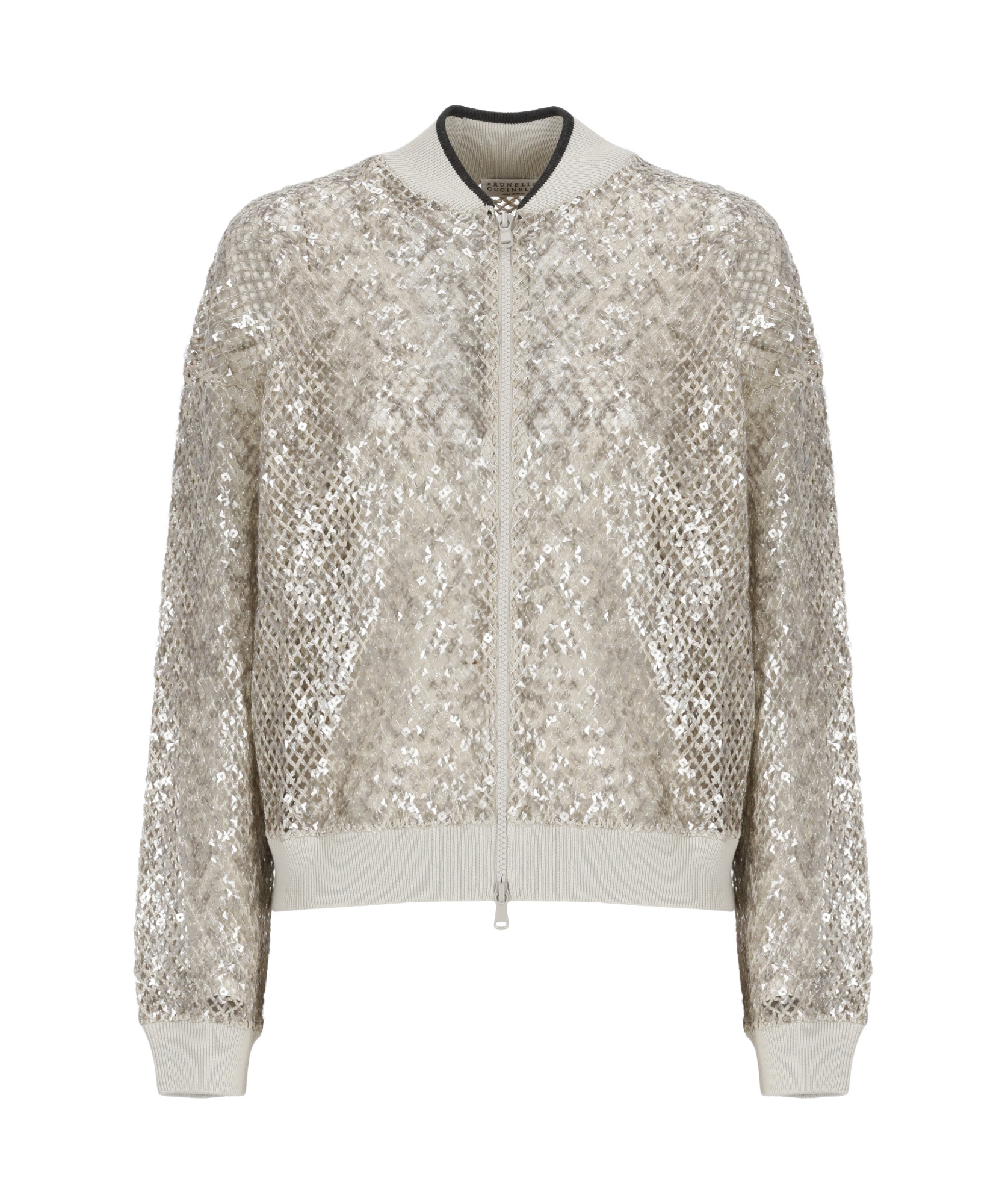 Brunello Cucinelli Long Sleeve Casual Jacket In White