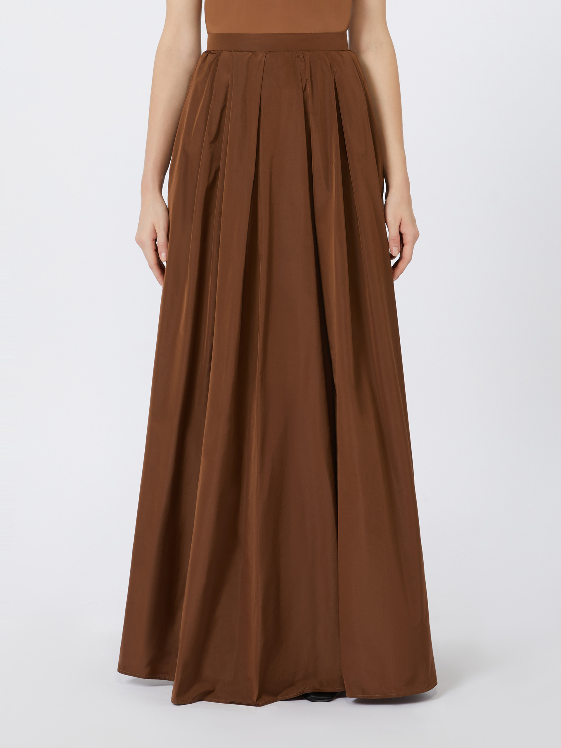 Max Mara Long Taffeta Skirt