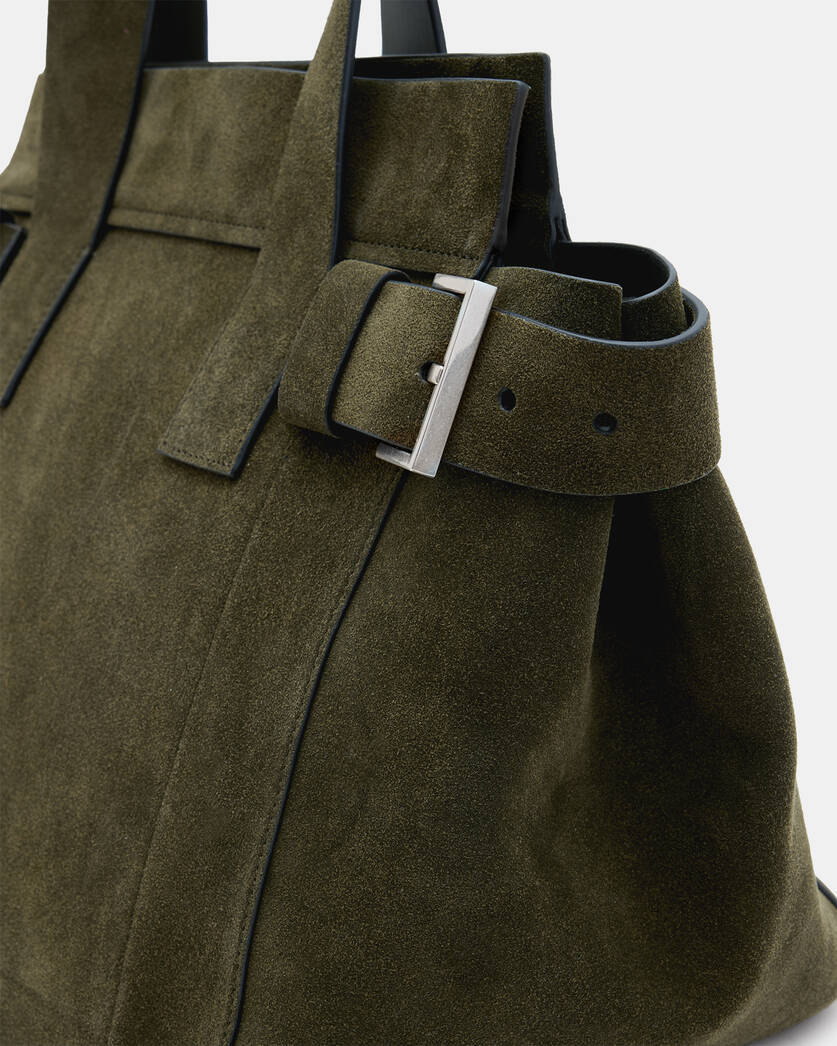 Shop Allsaints Perez Logo Shoulder Bag In Black