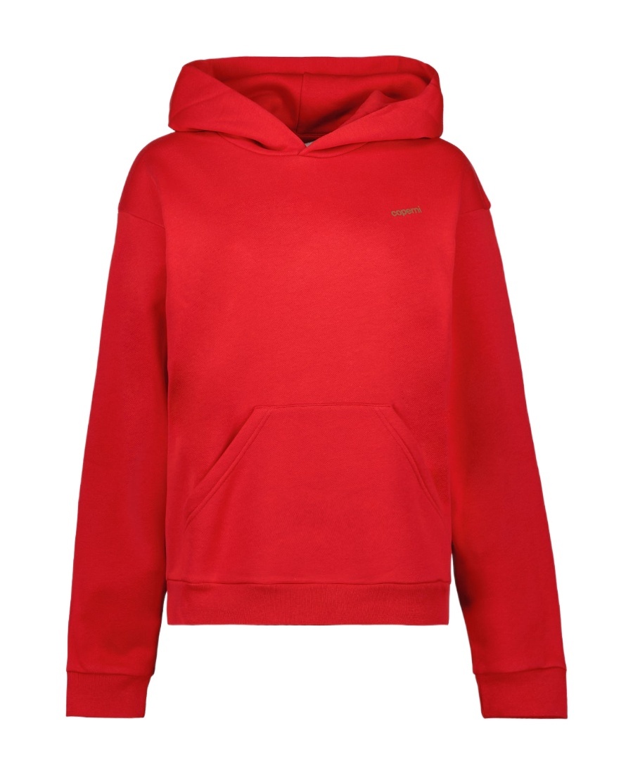 Coperni Hoodie With Logo And Pocket In Red