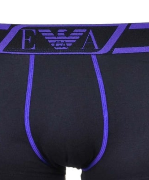 Emporio Armani Logo Waist Boxers In Black
