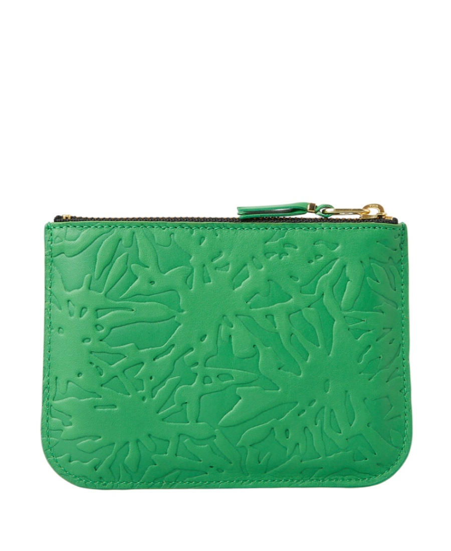 Comme Des Garçons Wallet All-over Embossed Zipped Wallet