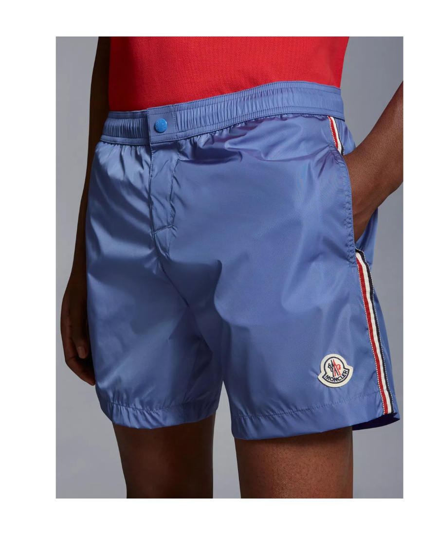 Moncler Swim Shorts In Blue