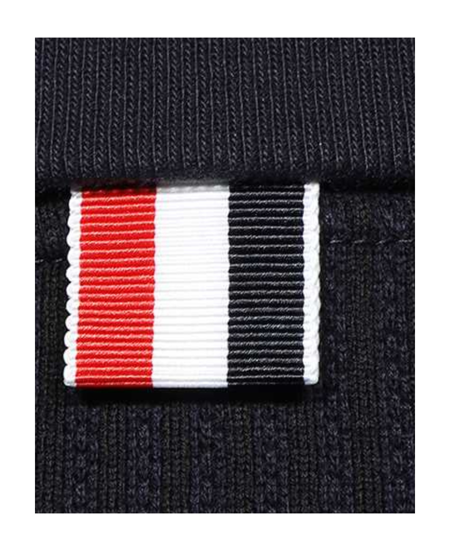 Thom Browne Seersucker 4-bar Zipped Jacket In Black