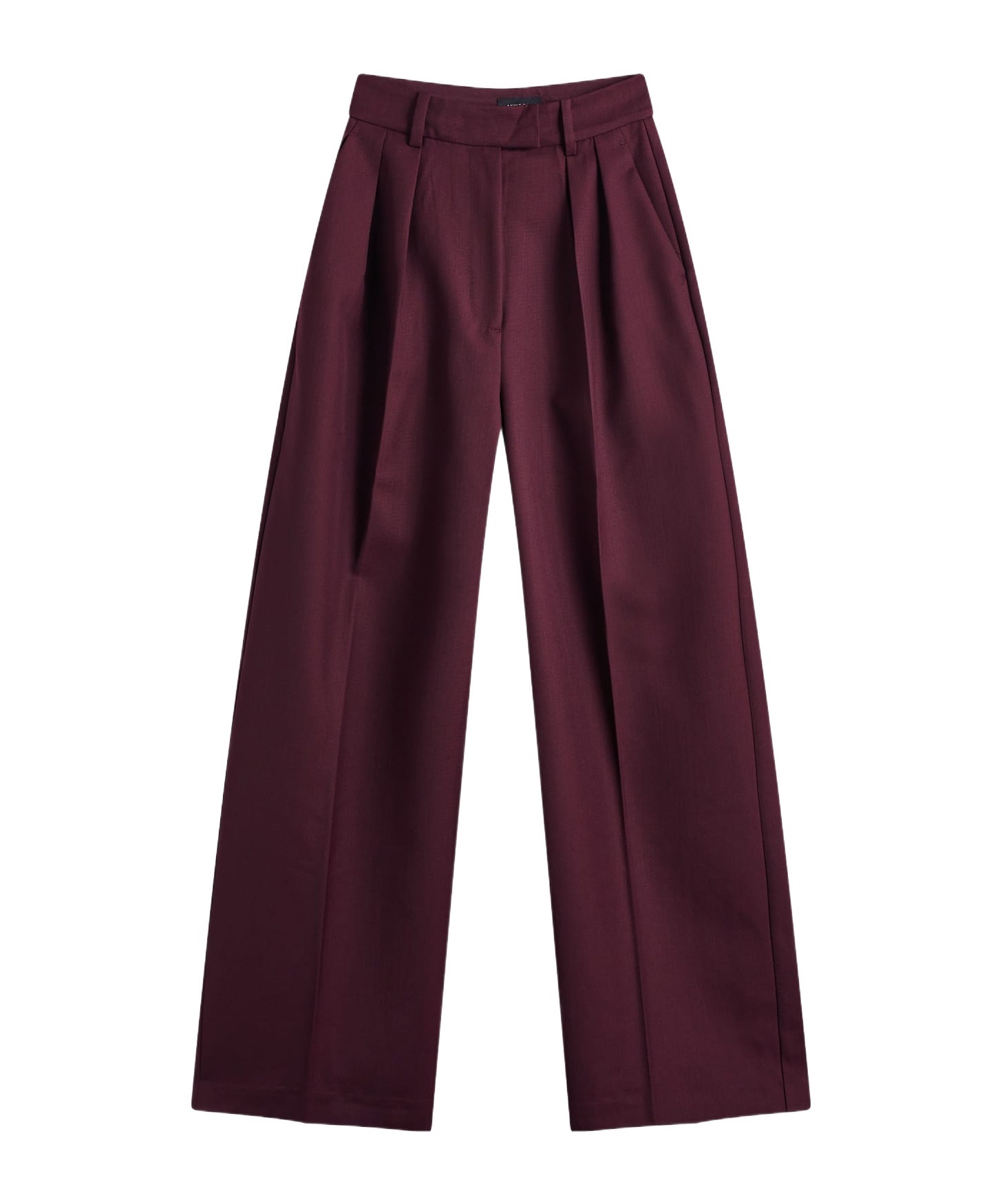 ANINE BING WAISTBAND LOOP CASUAL PANTS