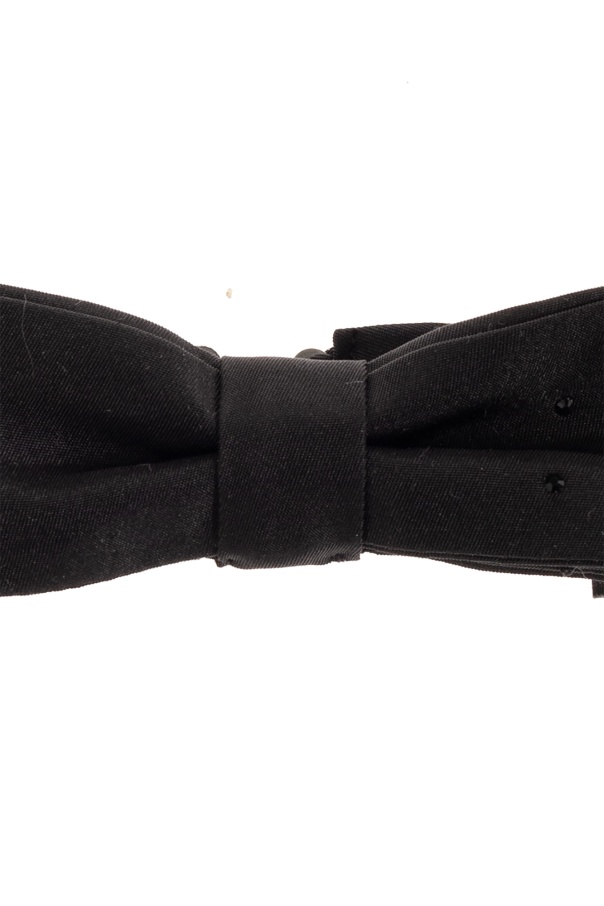 DSQUARED2 CRYSTAL-EMBELLISHED SILK BOW TIE 