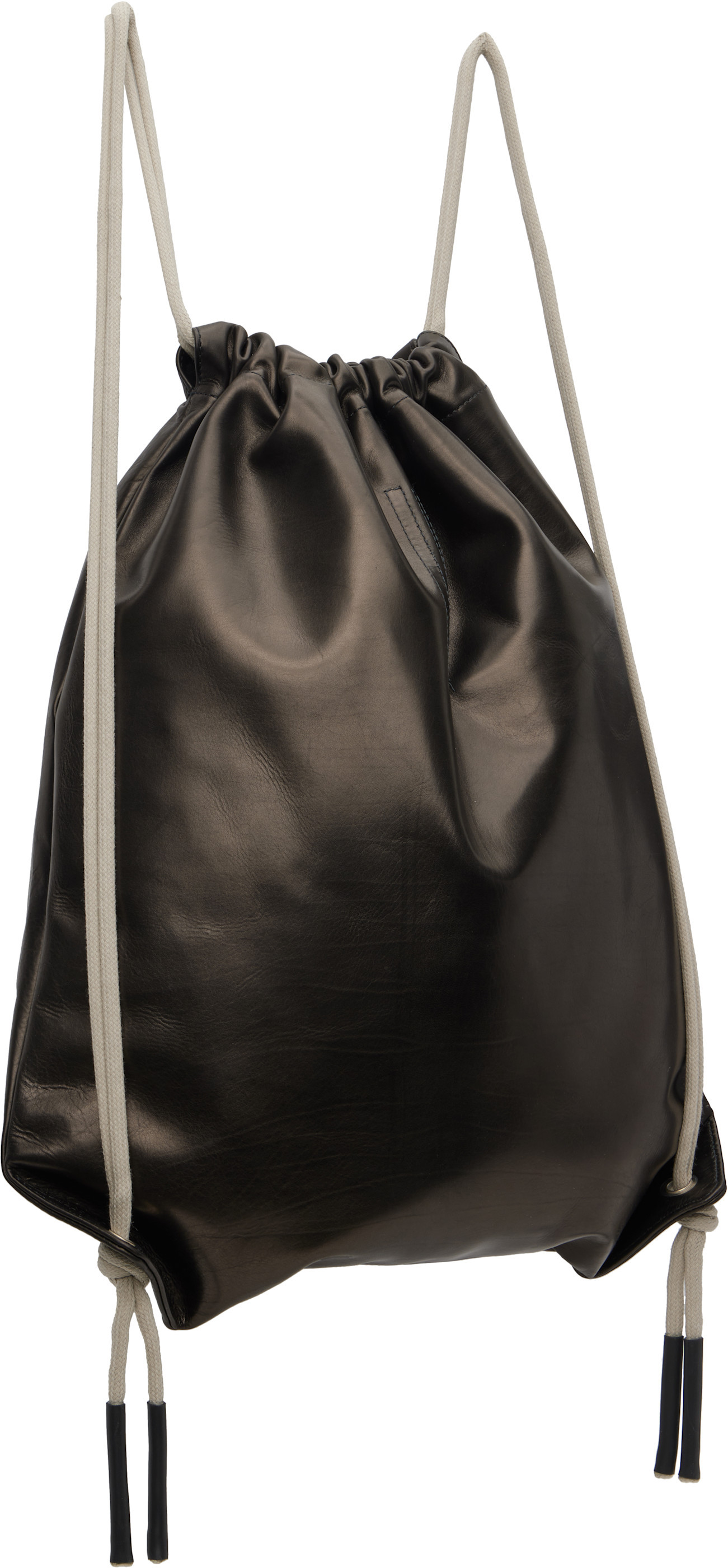 Rick Owens Concordians Drawstring Backpack In Black
