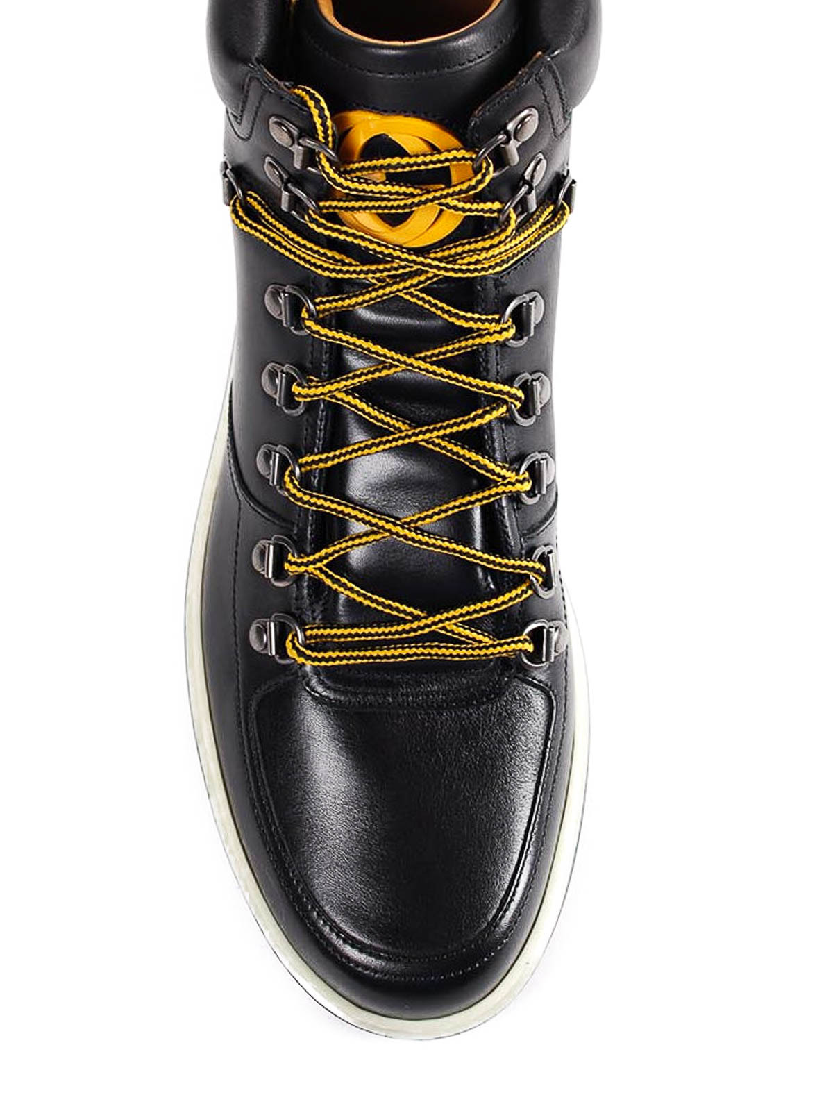 GUCCI LOGO AND ANKLE BOOTS