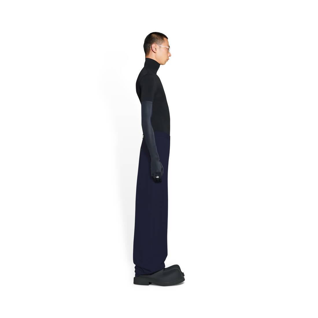 Balenciaga Large-fit Tailored Trousers In Black