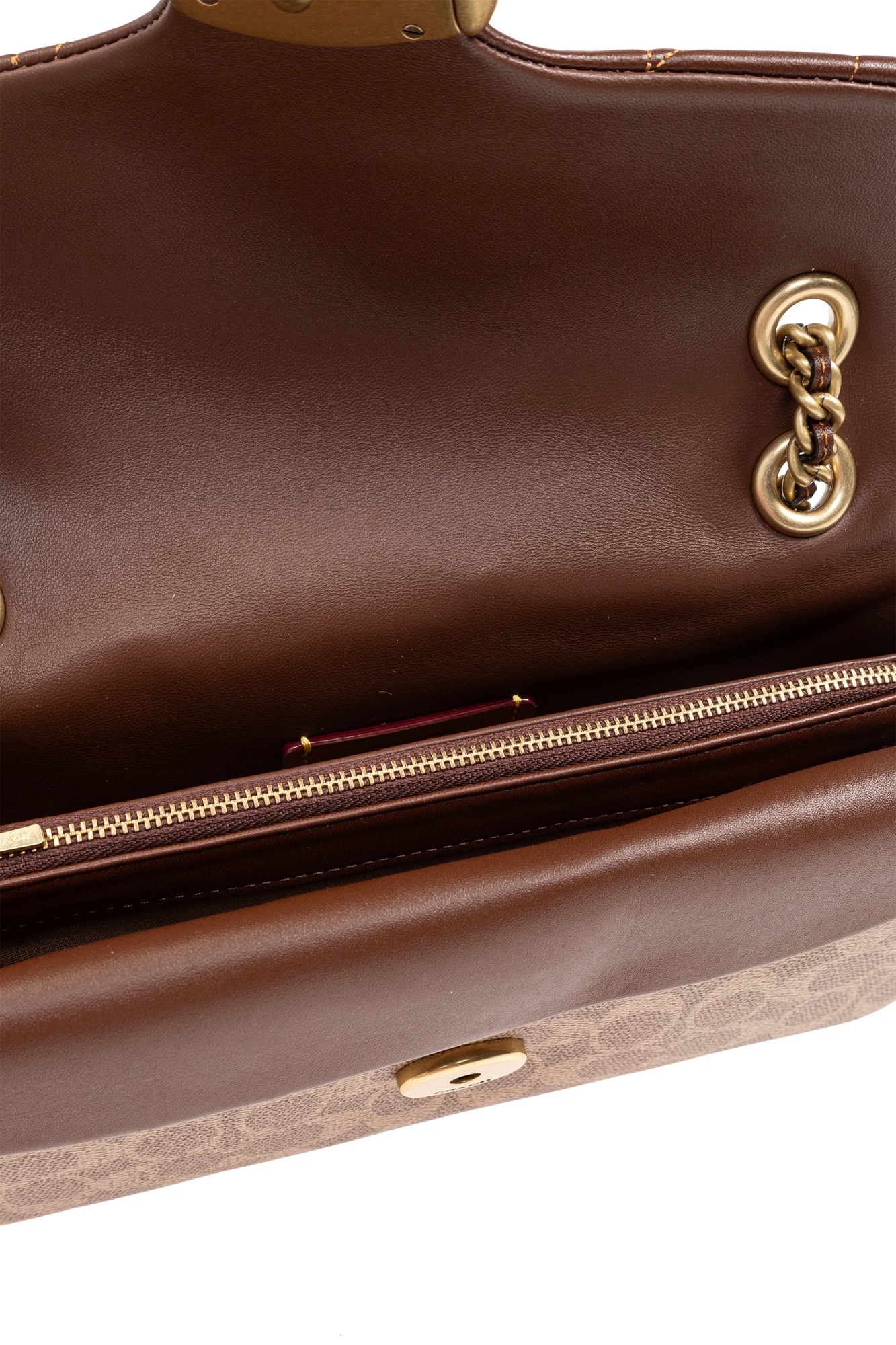 Shop Coach Tabby Shoulder Bag In Brown