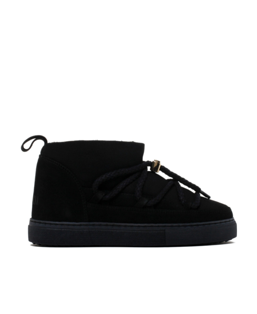 Inuikii Woman Ankle Boots Black Size 6 Leather In Black