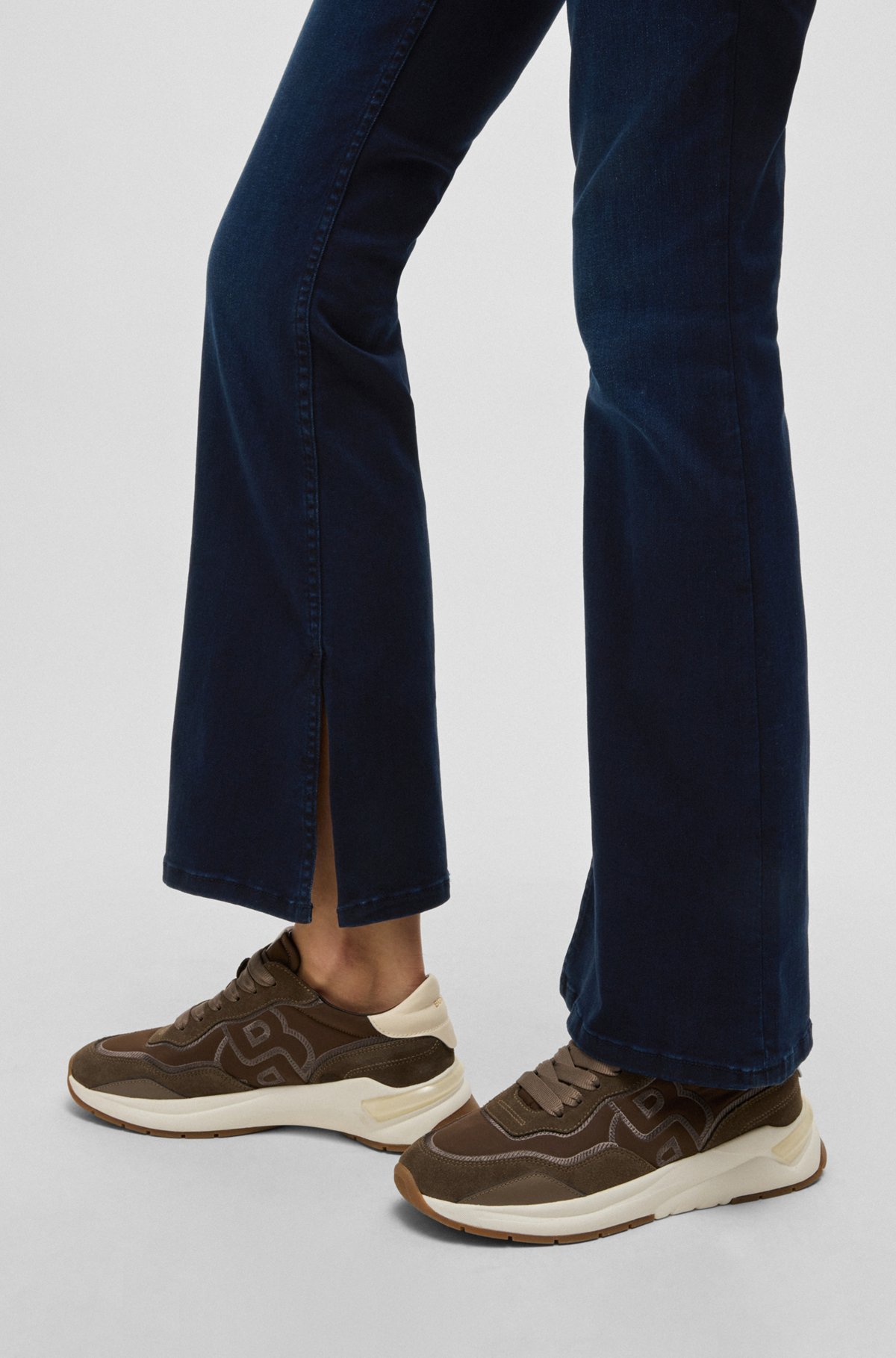 Hugo Boss Belt-loop Jeans In Black