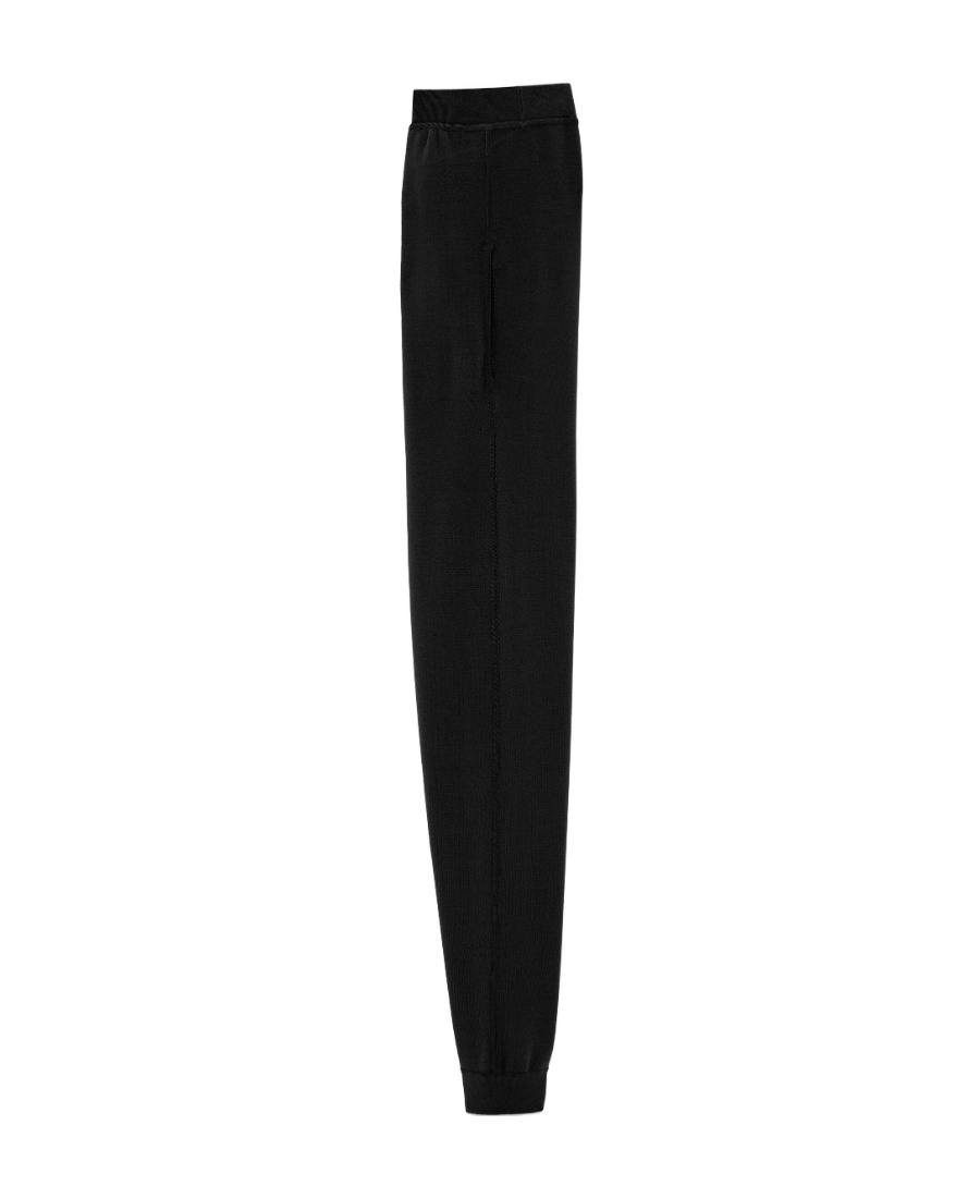 Saint Laurent Wool Tracking Pants In Black