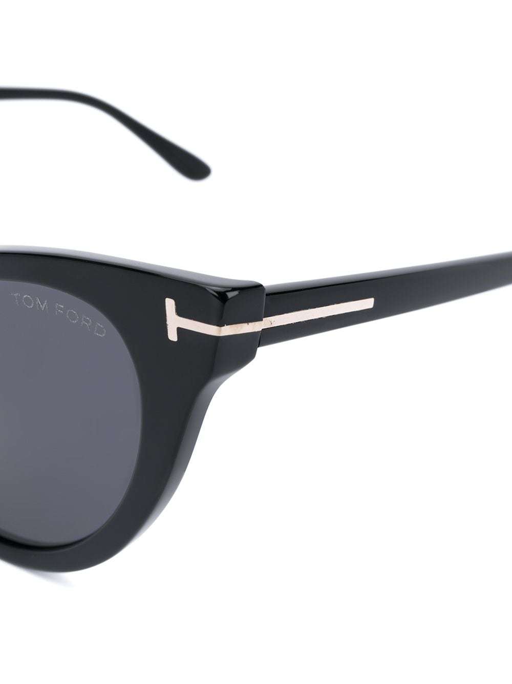Tom Ford Cat Eye Frame Sunglasses In Gray