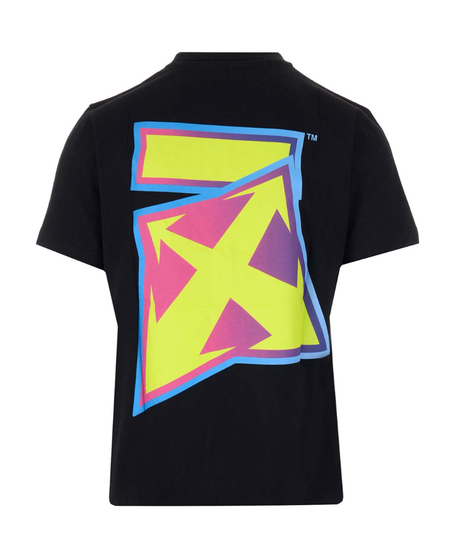 Off-white Logo-print Short-sleeve T-shirt In Black